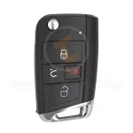 volkswagen golf mqb 2015 flip remote key shell 4buttons aftermarket TL40246 2