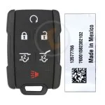 TL40651 Original Chevrolet 2015 2020 Normal Remote Key P N 13577766 4