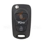 kia rio flip key remote shell 2buttons laser blade aftermarket 34861 2