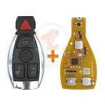 mercedes bga chrome remote cover board