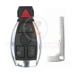 mercedes bga chrome remote key cover with blade