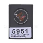 corvette smart key remote 5 buttons back