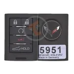 corvette smart key remote 5 buttons main