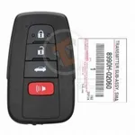 corolla altis 2022 smart key 4 buttons details