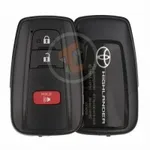 highlander 2020 2021 remote key 3 buttons main