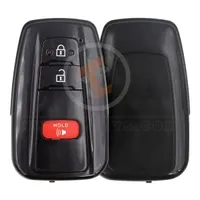 toyota smart key remote shell 2+1 buttons with mirror painted aftermarket main 34992 - thumbnail