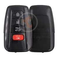 toyota smart key remote shell 3+1buttons suv trunk with mirror painted aftermarket main 34994 - thumbnail