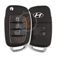 hyundai Santa Fe 2015 2016 2017 2018 2019 flip remote key oem main - thumbnail
