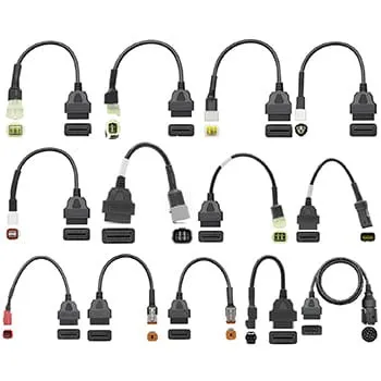 Motorcycle Diagnostic Connector Adapter OBD2 Cable Buttons 2