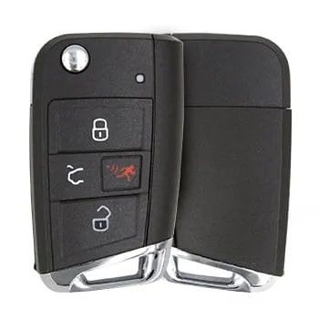 VW 2015 Flip Remote Key Shell 4B Aftermarket Remote Type FBS4 - thumbnail