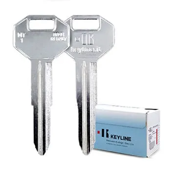 Keyline Mitsubishi Car Keys MT1 - Reliable Remote Type Fobik