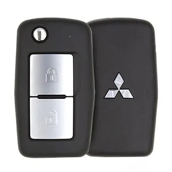 Original Mitsubishi Flip Key Remote Outlander Buttons 2 - thumbnail