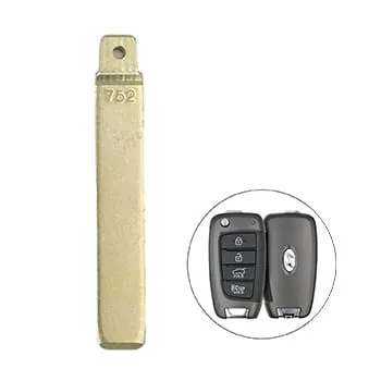 Hyundai Santa Fe 2018 Flip Insert Key Blade 81996-S1000 Remote Type Fobik - thumbnail