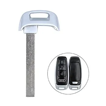 Emergency Smart Key Blade for Audi HU162T Battery Type CR2025