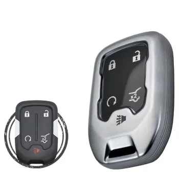 TPU Key Cover Case For Chevrolet Suburban Tahoe GM Battery Type CR2025