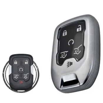 TPU Key Cover Case For Chevrolet Suburban Tahoe Sm Buttons 2