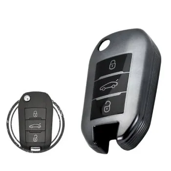 TPU Key Cover Case Peugeot 301 508 Citroen C-Elyse Remote Type FBS4