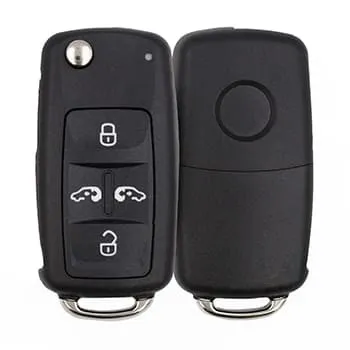 5K0 837 202 AD Flip Key Remote Aftermarket Remote Type Fobik - thumbnail