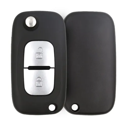 Renault 2016 Flip key Remote Shell 2B Aftermarket Brand Remote Type FBS4 - thumbnail