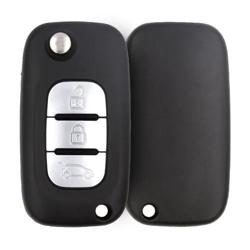 Renault 2015 Key Shell 3B Aftermarket Brand Remote Type Fobik - thumbnail