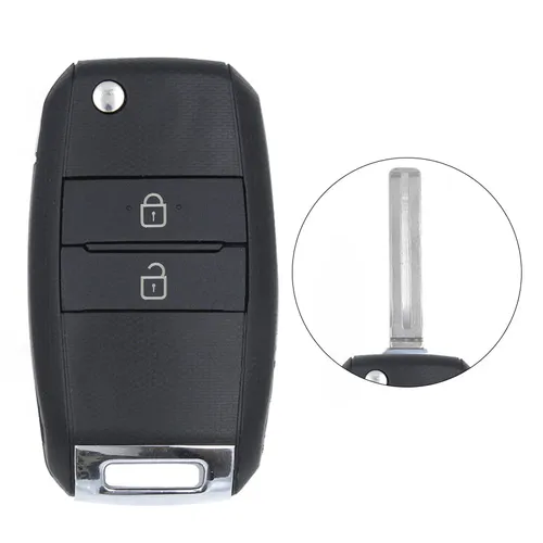 KIA Key Shell 2B Aftermarket Brand Buttons 2 - thumbnail