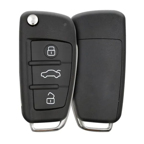 4F0837220R Normal Flip Key Remote Aftermarket Buttons 2