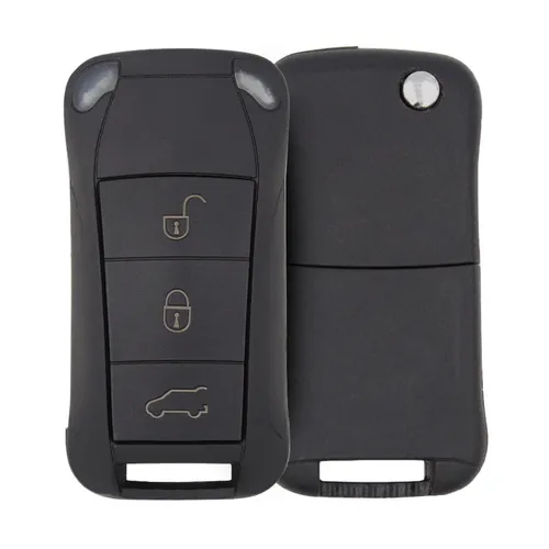 Porsche Flip Key Remote AftermarketCayenne Remote Type Fobik - thumbnail