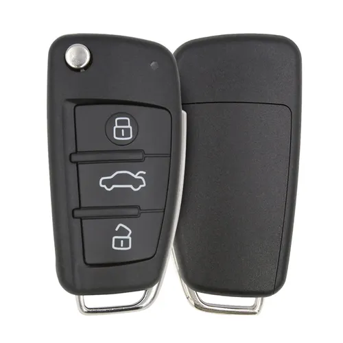 Audi Normal Flip Key Remote AftermarketQ3 Buttons 2 - thumbnail