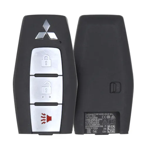 Original Mitsubishi 2022 Smart Key Shell 3B Remote Type Fobik - thumbnail