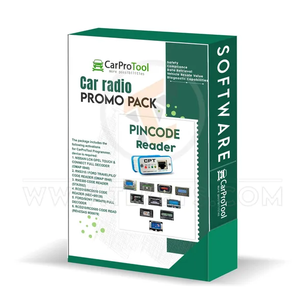 software car radio promo pack