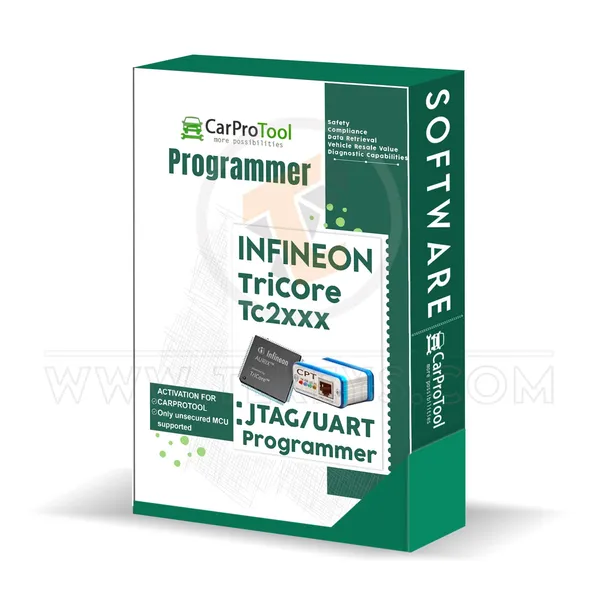 software infineon tc2xxx jtaguart programmer