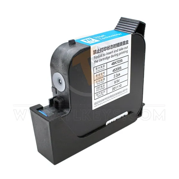 25.4mm Ink Cartridge Fast Dry Solvent Black Invisible Ink for TIJ Printer size 25.4mm