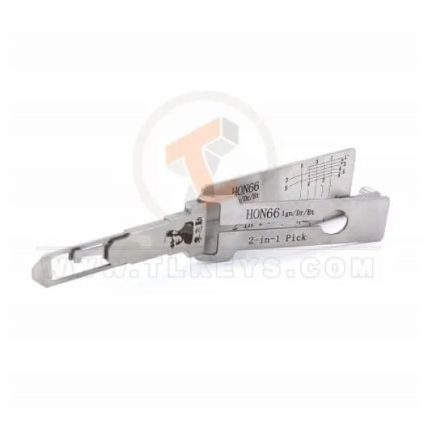 Original Lishi 2-in-1 Pick Decoder Tool HON66+AG Ignition Anti Glare Blade Profile HON66