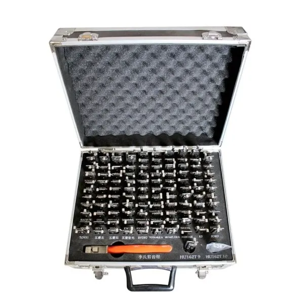 Original Lishi Tools Box Full Set 2 IN 1 110 Types Battery Type CR2025