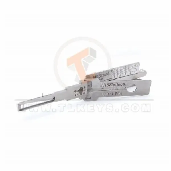 Original Lishi HU162T+(8)-AG (VAG2015) + AG 2 Track 8 Cut Blade Profile HU162T