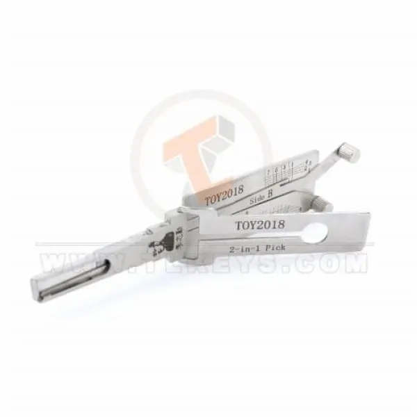 Original Lishi TOY2018-AG 2-in-1 Pick Decoder Tool For Toyota 2018 Blade Profile TOY2018-AG