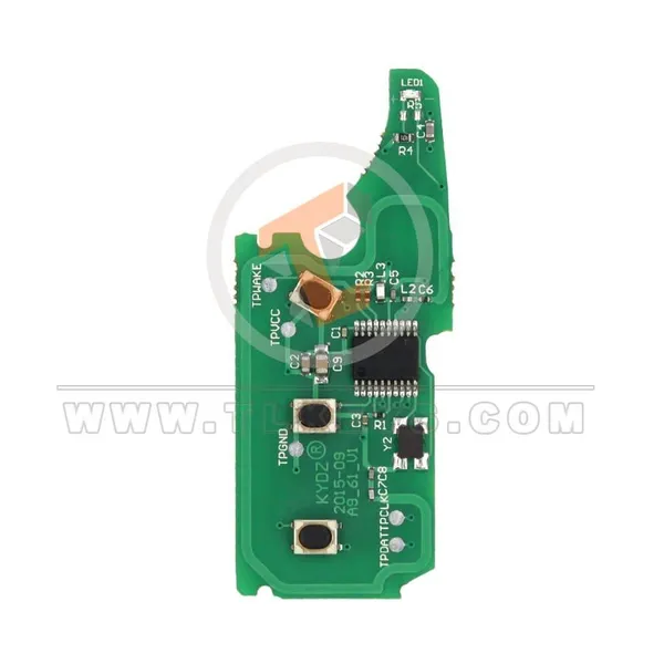 PCB Normal Flip Remote Key for Audi Bentley Porsche and Volkswagen 2004-2011 3 buttons 433 MHz PCF7947A Transponder chip Remote Type PCB