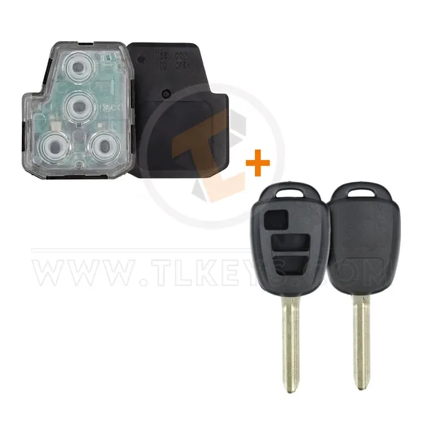 Toyota Key Bundle: Remote 2014-2019 & Shell 2008-2 Buttons 4