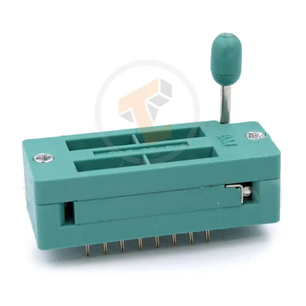 16 Pin 2.54mm ZIF ZIP IC Test DIP Board Socket Universal 216-3345 Adapter