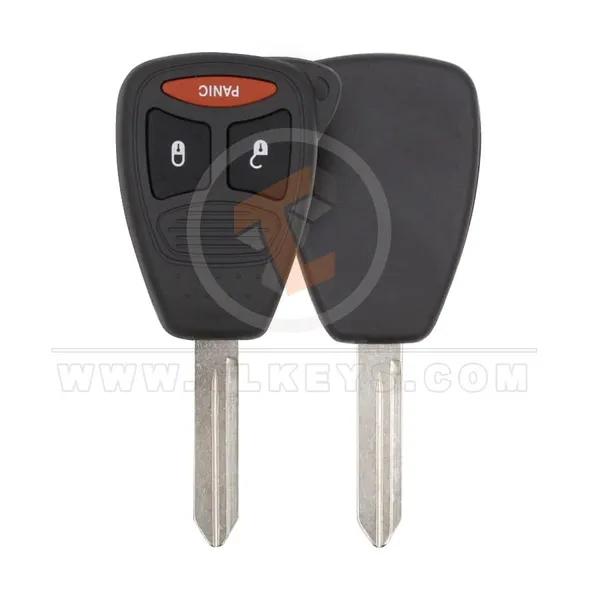 Chrysler Dodge Jeep Head Key Remote Shell 2+1 Buttons Aftermarket Brand Buttons 3