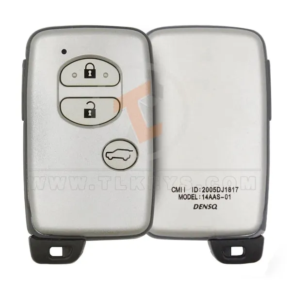Toyota Land Cruiser Prado 2010-2018 Smart Key Remote Shell 3 Buttons Buttons 3