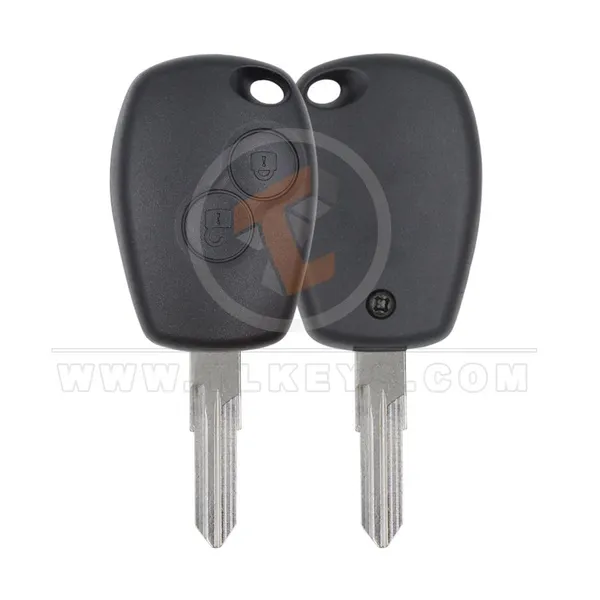 Renault Dacia Duster 2014 Head Key Remote Shell 2 Buttons VAC102 Blade Aftermarket Brand Buttons 2