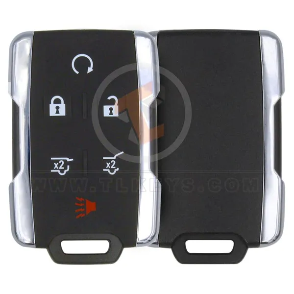 GMC 2015 Chrome Remote Key Shell 6 Buttons Aftermarket Brand Buttons 6