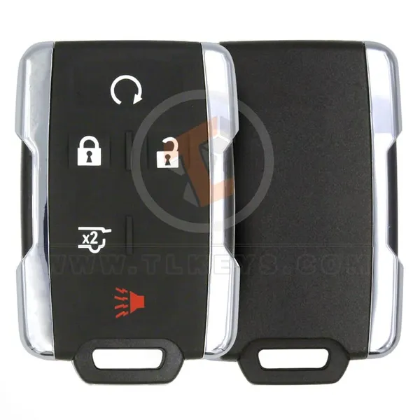 GMC 2015 Chrome Remote Key Shell 4+1 Buttons Buttons 5
