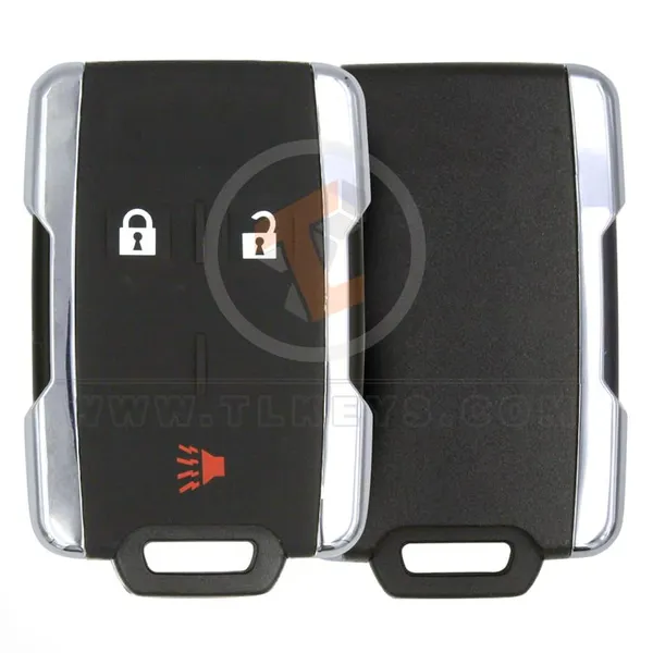 GMC 2015 Chrome Remote Key Shell 2+1 Buttons Remote Shell Type Remote Key Shell