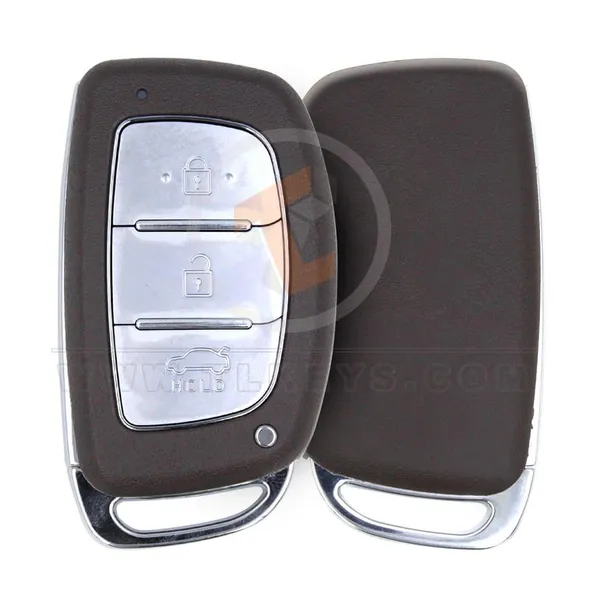 Hyundai Smart Key Remote Shell 3 buttons Sedan Tru Emergency Key/blade Included