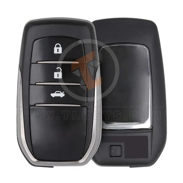 Toyota 2016-2022 Smart Key Remote Shell 3 Buttons Status New