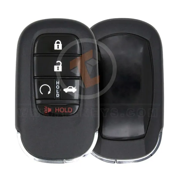 Honda Civic 2022 Smart Remote Shell 4+1 Buttons Se Emergency Key/blade Included