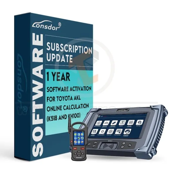 Lonsdor 1 Year Software Activation For Toyota AKL Online Calculation software