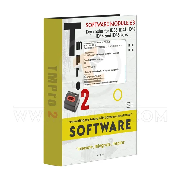 Software module 63 – Key copier for ID33, ID41, ID software